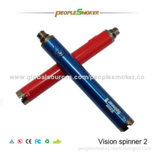 Newest original vision e cigarette battery 1,600mAh vision spinner II, variable voltage
